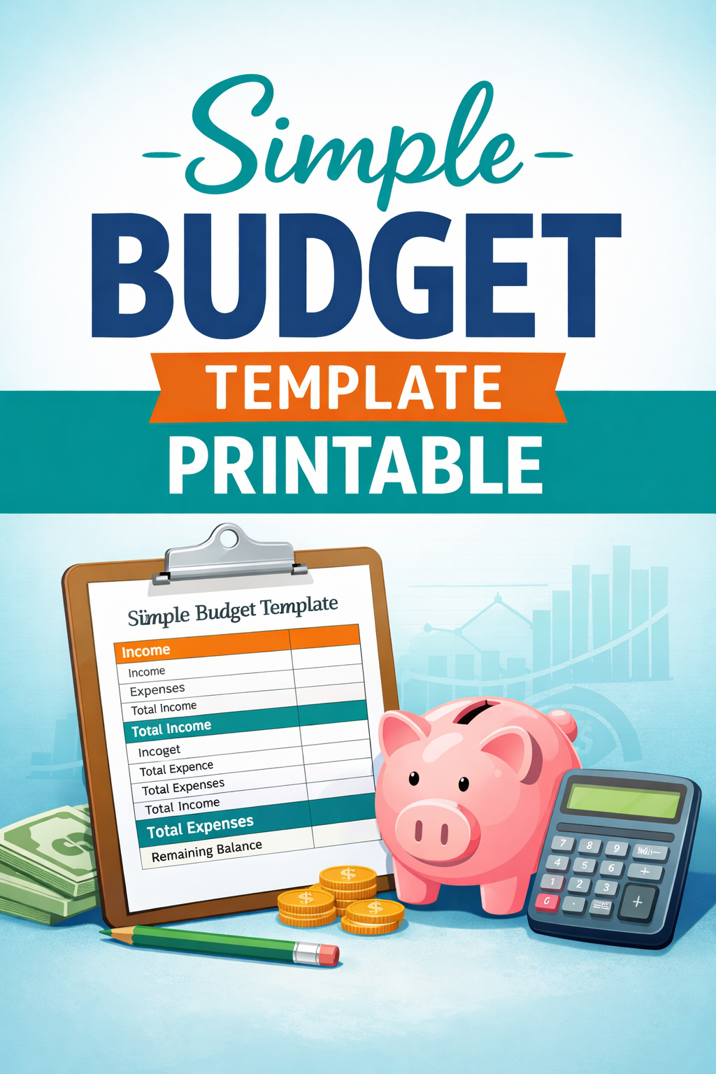 Simple Budget Template (Printable)